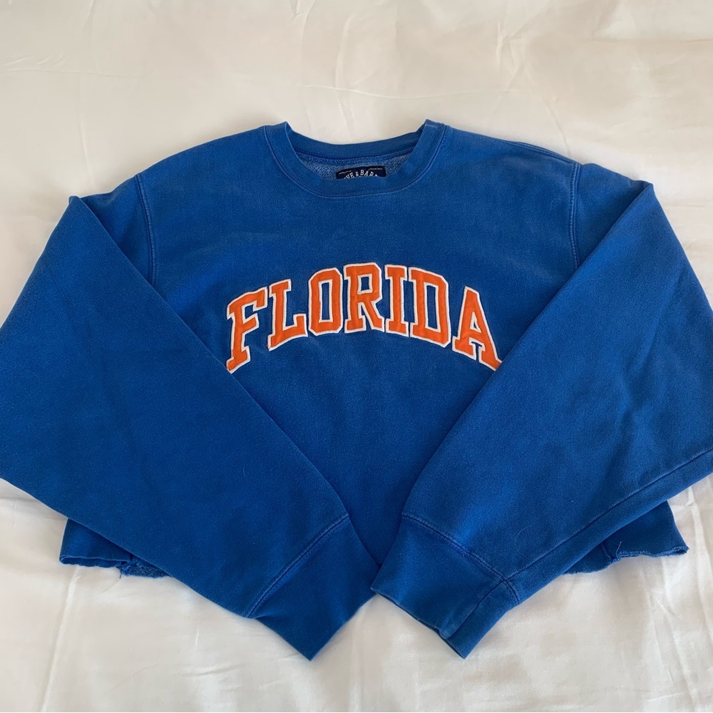 Blue Florida  Crewneck Sweater Sweatshirt